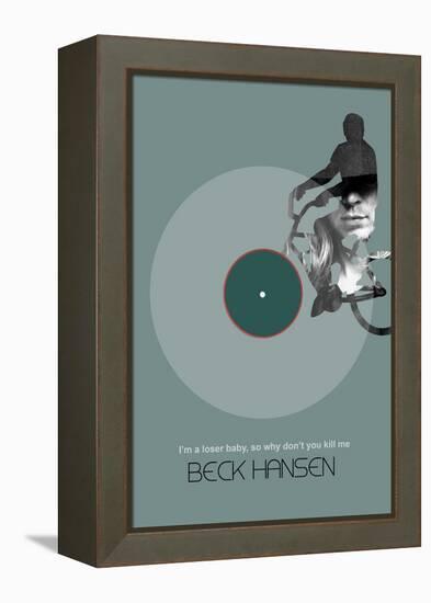 Beck Poster-NaxArt-Framed Stretched Canvas