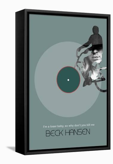 Beck Poster-NaxArt-Framed Stretched Canvas