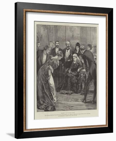 Becket, at Windsor Castle-William Heysham Overend-Framed Giclee Print