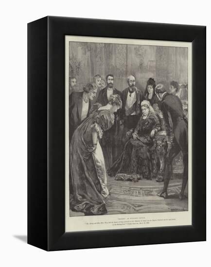 Becket, at Windsor Castle-William Heysham Overend-Framed Premier Image Canvas