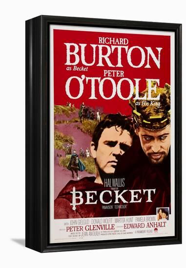 Becket, Richard Burton, Peter O'Toole, 1964-null-Framed Stretched Canvas