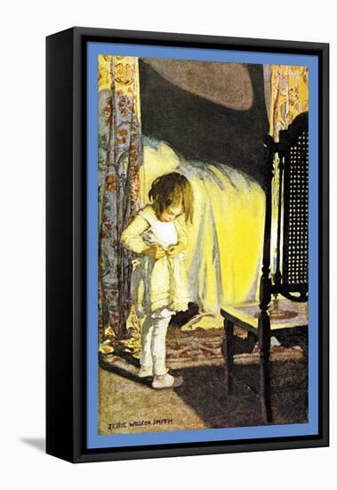 Bed in Summer-Jessie Willcox-Smith-Framed Stretched Canvas