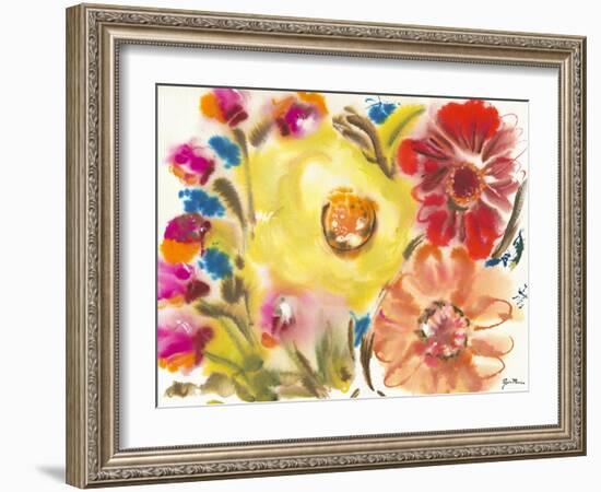 Bed of Roses IV-Julia Minasian-Framed Art Print