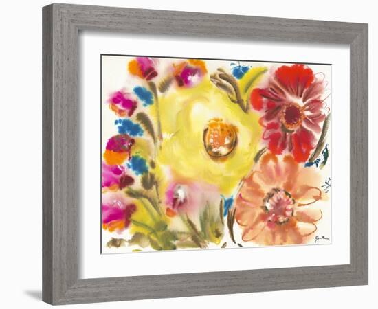 Bed of Roses IV-Julia Minasian-Framed Art Print