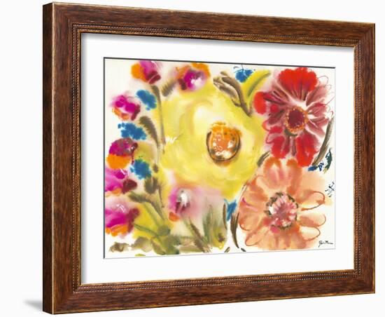 Bed of Roses IV-Julia Minasian-Framed Art Print