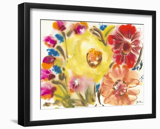 Bed of Roses IV-Julia Minasian-Framed Art Print