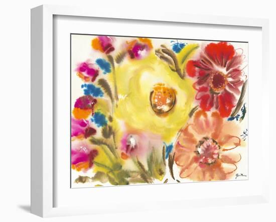 Bed of Roses IV-Julia Minasian-Framed Art Print