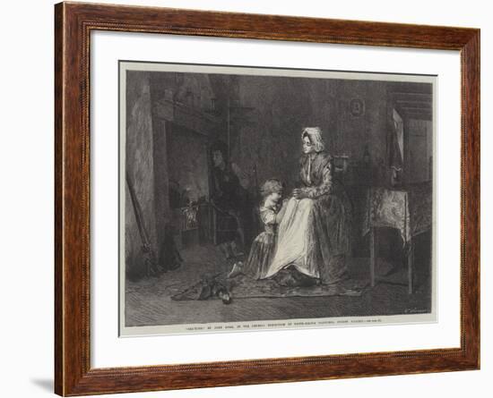 Bed-Time-John Burr-Framed Giclee Print