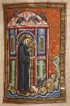 St. Cuthbert's Horse Pulls Down Bread and Meat-Bede-Framed Premier Image Canvas