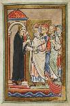 St. Cuthbert's Horse Pulls Down Bread and Meat-Bede-Mounted Giclee Print