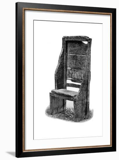 Bede's Chair, Jarrow-null-Framed Giclee Print