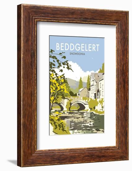 Bedgellert - Dave Thompson Contemporary Travel Print-Dave Thompson-Framed Giclee Print