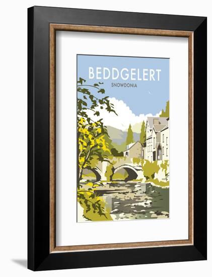 Bedgellert - Dave Thompson Contemporary Travel Print-Dave Thompson-Framed Giclee Print