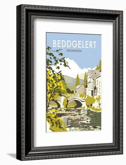 Bedgellert - Dave Thompson Contemporary Travel Print-Dave Thompson-Framed Giclee Print