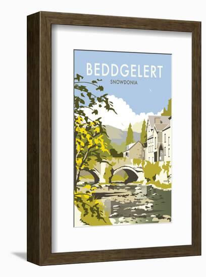 Bedgellert - Dave Thompson Contemporary Travel Print-Dave Thompson-Framed Giclee Print