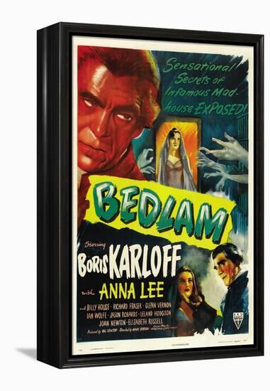 Bedlam, 1946-null-Framed Premier Image Canvas