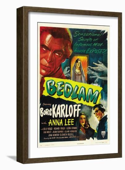 Bedlam, 1946-null-Framed Giclee Print