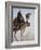 Bedouin Guide on Camel-Back Overlooking the Pyramids of Giza, Cairo, Egypt-Mcconnell Andrew-Framed Photographic Print