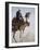 Bedouin Guide on Camel-Back Overlooking the Pyramids of Giza, Cairo, Egypt-Mcconnell Andrew-Framed Photographic Print