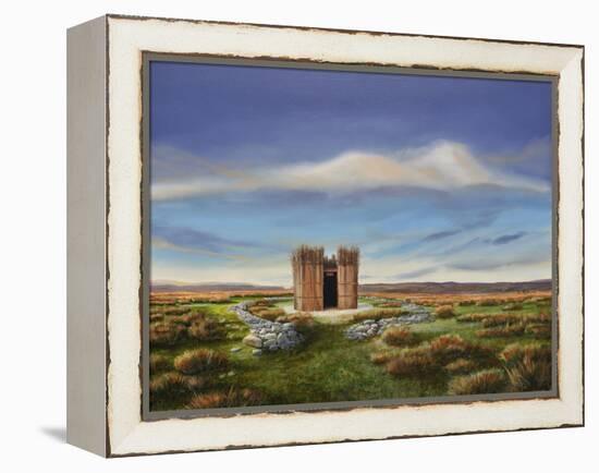 Bedouin Hut inDerbyshire, 2012-Trevor Neal-Framed Premier Image Canvas