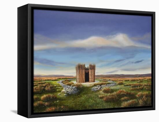 Bedouin Hut inDerbyshire, 2012-Trevor Neal-Framed Premier Image Canvas