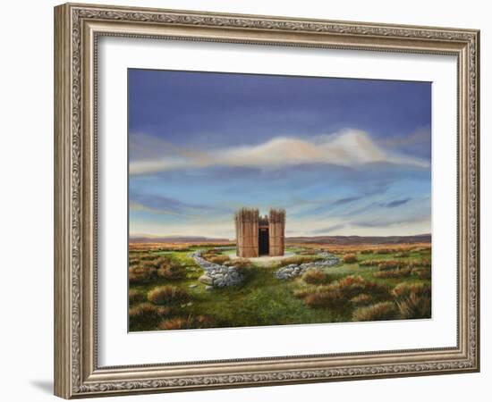 Bedouin Hut inDerbyshire, 2012-Trevor Neal-Framed Giclee Print