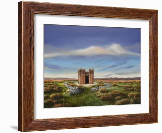 Bedouin Hut inDerbyshire, 2012-Trevor Neal-Framed Giclee Print