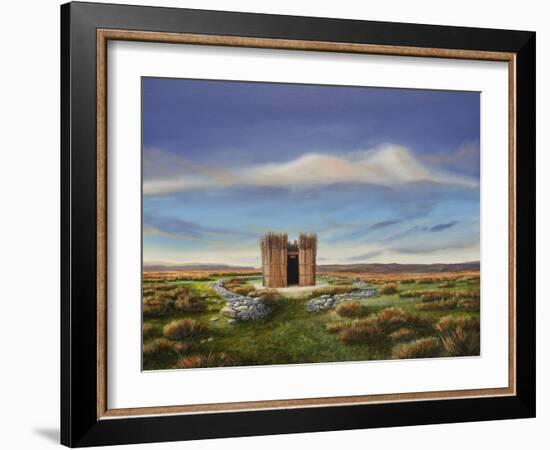 Bedouin Hut inDerbyshire, 2012-Trevor Neal-Framed Giclee Print