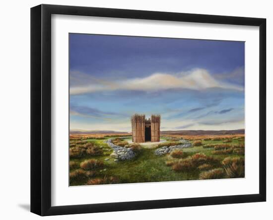 Bedouin Hut inDerbyshire, 2012-Trevor Neal-Framed Giclee Print