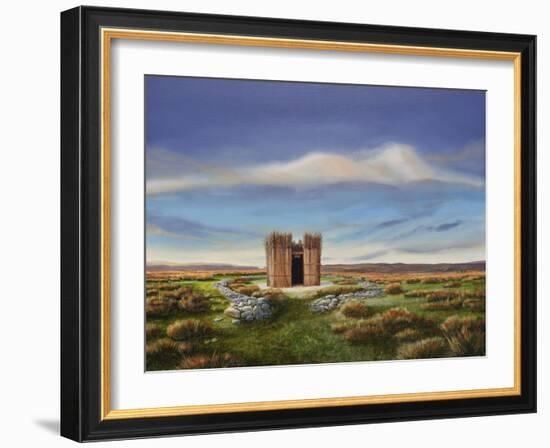 Bedouin Hut inDerbyshire, 2012-Trevor Neal-Framed Giclee Print