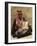 Bedouin Man in Traditional Dress Playing a Musical Instrument, Beida, Jordan, Middle East-Sergio Pitamitz-Framed Photographic Print