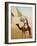 Bedouin on camel on the Giza plateau in Cairo. Ca. 1900-1910-null-Framed Giclee Print