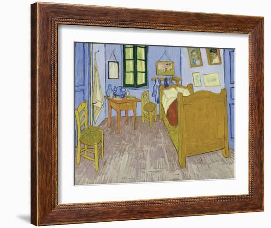 Bedroom at Arles, 1889-90-Vincent van Gogh-Framed Giclee Print