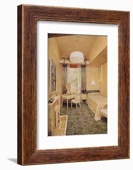 Bedroom designed by Esmé Gordon, A.R.I.B.A., A.R.I.A.S.-Unknown-Framed Photographic Print