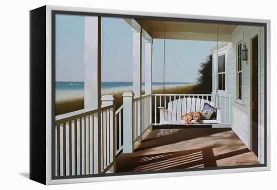 Bedroom Dog-Zhen-Huan Lu-Framed Premier Image Canvas