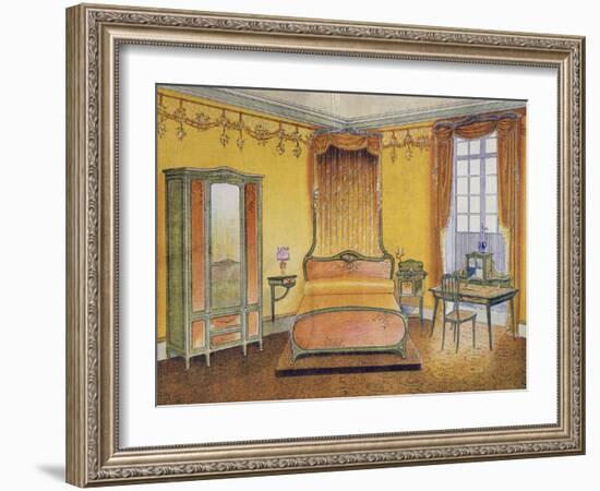 Bedroom from Maison Barbedienne-Dumas-null-Framed Giclee Print