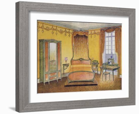 Bedroom from Maison Barbedienne-Dumas-null-Framed Giclee Print