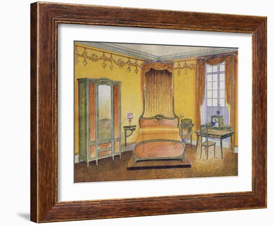 Bedroom from Maison Barbedienne-Dumas-null-Framed Giclee Print