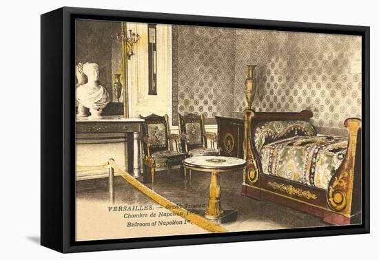 Bedroom of Napoleon in Versailles-null-Framed Stretched Canvas