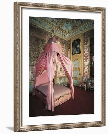 Bedroom, Stupinigi's Little Hunting Palace-null-Framed Photographic Print