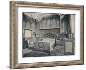 'Bedroom with Furniture in Walnut and Citron Wood', 1915-Eugenio Quarti-Framed Photographic Print