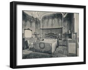 'Bedroom with Furniture in Walnut and Citron Wood', 1915-Eugenio Quarti-Framed Photographic Print
