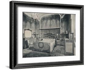 'Bedroom with Furniture in Walnut and Citron Wood', 1915-Eugenio Quarti-Framed Photographic Print