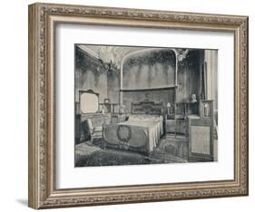 'Bedroom with Furniture in Walnut and Citron Wood', 1915-Eugenio Quarti-Framed Photographic Print