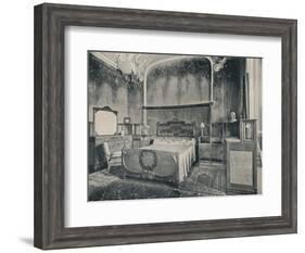 'Bedroom with Furniture in Walnut and Citron Wood', 1915-Eugenio Quarti-Framed Photographic Print