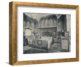 'Bedroom with Furniture in Walnut and Citron Wood', 1915-Eugenio Quarti-Framed Photographic Print