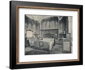 'Bedroom with Furniture in Walnut and Citron Wood', 1915-Eugenio Quarti-Framed Photographic Print