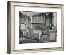 'Bedroom with Furniture in Walnut and Citron Wood', 1915-Eugenio Quarti-Framed Photographic Print