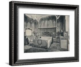 'Bedroom with Furniture in Walnut and Citron Wood', 1915-Eugenio Quarti-Framed Photographic Print