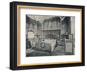 'Bedroom with Furniture in Walnut and Citron Wood', 1915-Eugenio Quarti-Framed Photographic Print